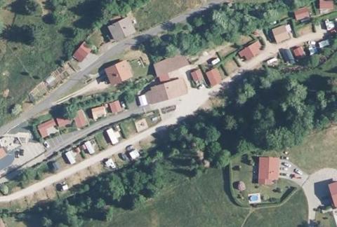 Vue aérienne du Camping a l’Eau Vive à Xonrupt-Longemer
