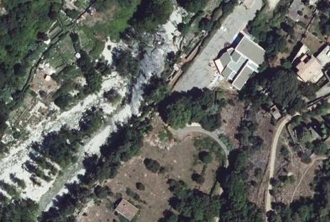 Vue aérienne du Camping Alivi Di a Restonica à Corte