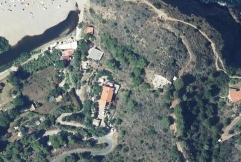 Vue aérienne du Camping Alma à Collioure