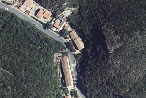 Vue aérienne du Camping Araguina à Bonifacio