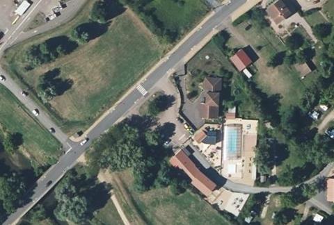 Vue aérienne du Camping au Bon Endroit à Paray-le-Monial