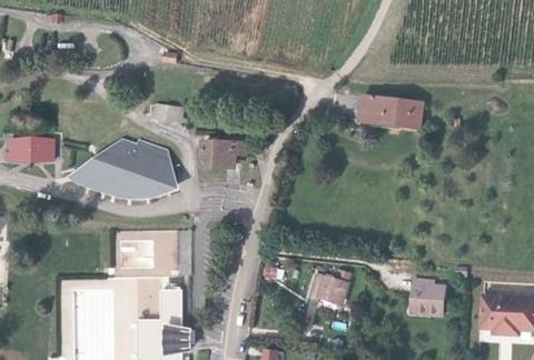 Vue aérienne du Camping au Cœur des Vignes à Arbois