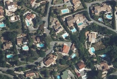 Vue aérienne du Camping au Vallon Rouge à La Colle-sur-Loup