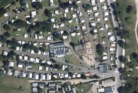 Vue aérienne du Camping Beauséjour à Quiberon