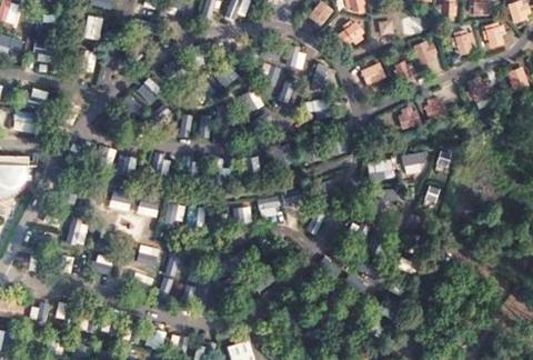 Vue aérienne du Camping Bimbo à Biscarrosse
