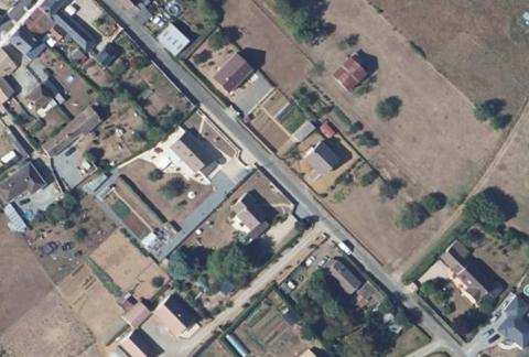 Vue aérienne du Camping Castel de Chanteloup à Sillé-le-Philippe