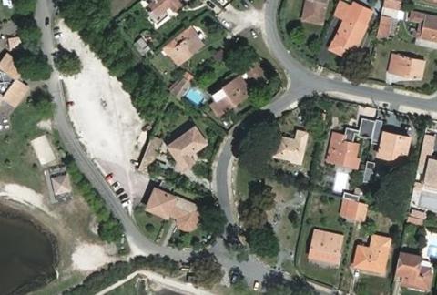 Vue aérienne du Camping Ccas la Lagune à Arès