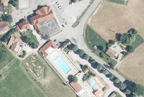 Vue aérienne du Camping Champ la Chèvre à Lus-la-Croix-Haute