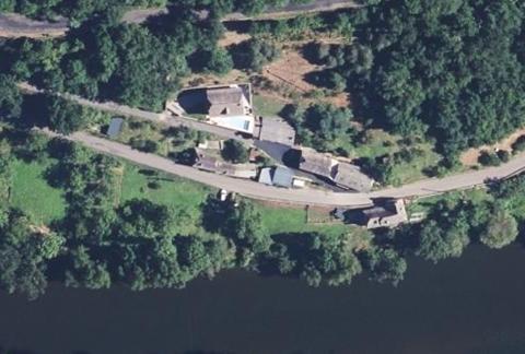 Vue aérienne du Camping Coursavy à Cassaniouze