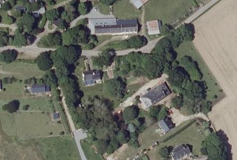 Vue aérienne du Camping Croas An Ter à Clohars-Carnoët