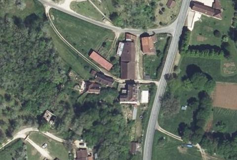 Vue aérienne du Camping d’Auberoche à Le Change