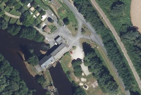 Vue aérienne du Camping de Beaufort à Saint-Léonard-de-Noblat