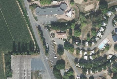 Vue aérienne du Camping de Bourbon-Lancy à Bourbon-Lancy