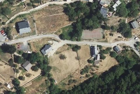 Vue aérienne du Camping de Fontpedrouse à Fontpédrouse