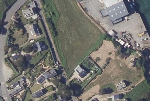 Vue aérienne du Camping de Kerven à Plougasnou