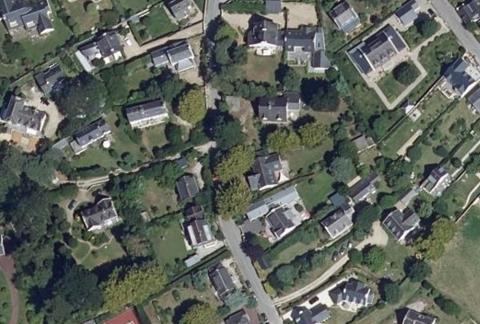 Vue aérienne du Camping de la Baie à La Trinité-sur-Mer