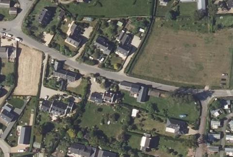 Vue aérienne du Camping de la Côte des Légendes à Brignogan-Plages