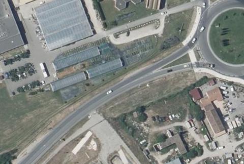 Vue aérienne du Camping de la Durance à Cavaillon