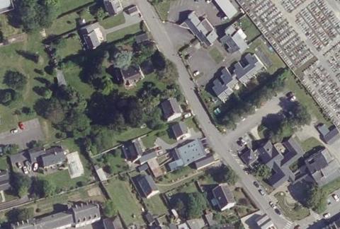 Vue aérienne du Camping de la Grande Lande à Moëlan-sur-Mer
