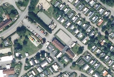 Vue aérienne du Camping de la Haie Penée à Saint-Quentin-en-Tourmont
