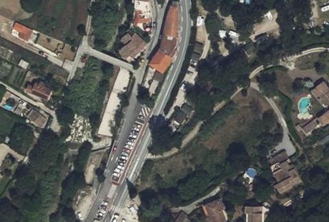 Vue aérienne du Camping de la Laune à Peillon