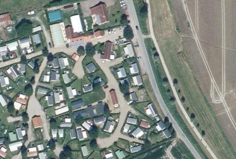 Vue aérienne du Camping de la Motte à Quend