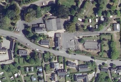 Vue aérienne du Camping de la Plage à Bénodet
