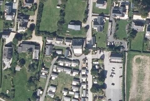 Vue aérienne du Camping de la Plage à Sarzeau