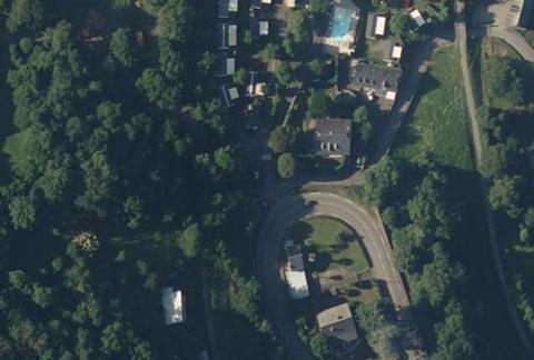 Vue aérienne du Camping de Larbey à Pierrefitte-Nestalas