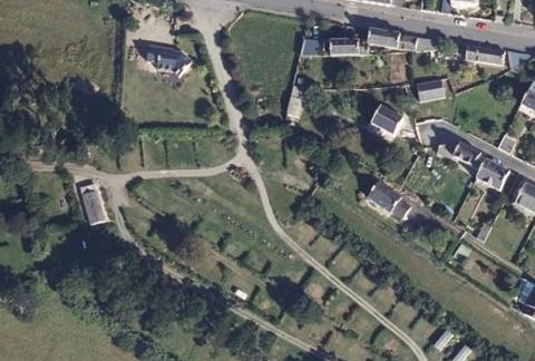 Vue aérienne du Camping de Larenvoie à Plouhinec