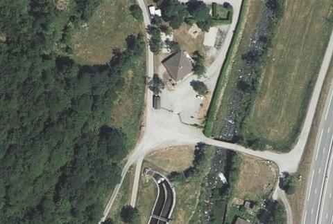 Vue aérienne du Camping de Mérens-les-Vals à Mérens-les-Vals