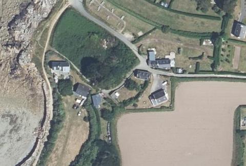 Vue aérienne du Camping de Port la Chaîne à Pleubian