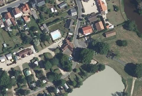 Vue aérienne du Camping de Sologne à Salbris