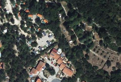 Vue aérienne du Camping Del Bosc à Vernet-les-Bains