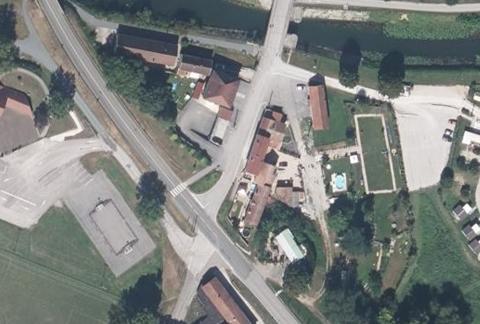 Vue aérienne du Camping des Forges à Ranchot