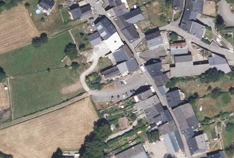 Vue aérienne du Camping des Gaves à Laruns