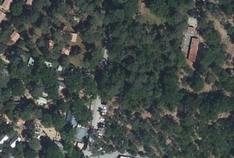 Vue aérienne du Camping des Pins à Soulac-sur-Mer