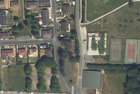 Vue aérienne du Camping des Portes du Perche à Mamers