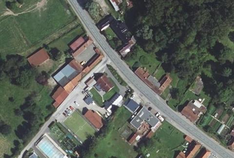 Vue aérienne du Camping des Trois Tilleuls à Fillièvres