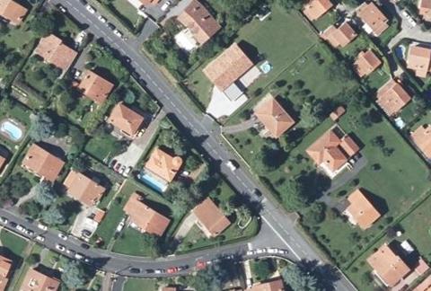 Vue aérienne du Camping Dorrondeguy à Hendaye