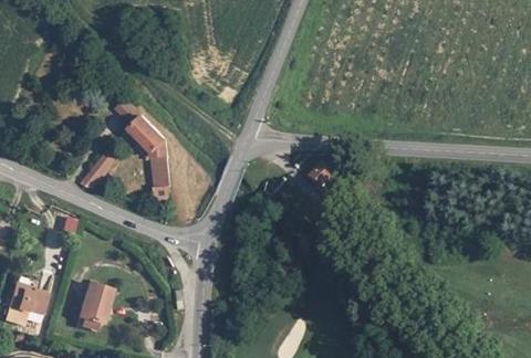 Vue aérienne du Camping du Domaine de Senaud à Albon