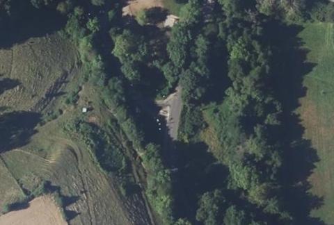 Vue aérienne du Camping du Lac Roybon à Roybon