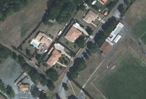 Vue aérienne du Camping du Lac à Saujon