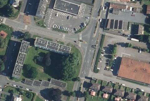 Vue aérienne du Camping du Port de Plaisance à Péronne