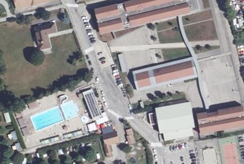 Vue aérienne du Camping du Pré Rolland à Mens