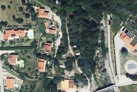 Vue aérienne du Camping du Riuferrer à Arles-sur-Tech