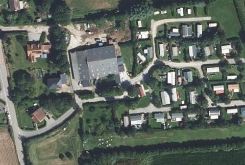 Vue aérienne du Camping du Verger à Campigneulles-les-Grandes