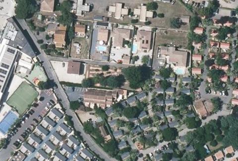 Vue aérienne du Camping Farret à Vias