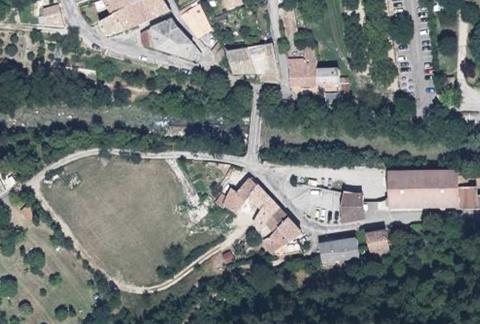 Vue aérienne du Camping Gcu Châtillon-en-Diois à Châtillon-en-Diois