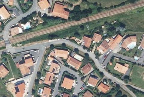 Vue aérienne du Camping Harrobia à Bidart